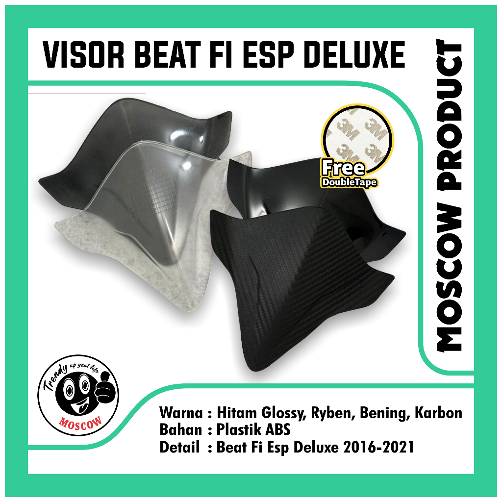 WINDSHIELD BEAT FI ESP DELUXE MOSCOW 2016 - 2023 VISOR BEAT FI ALL NEW 2016-2021 WINDSHIELD BEAT FI 