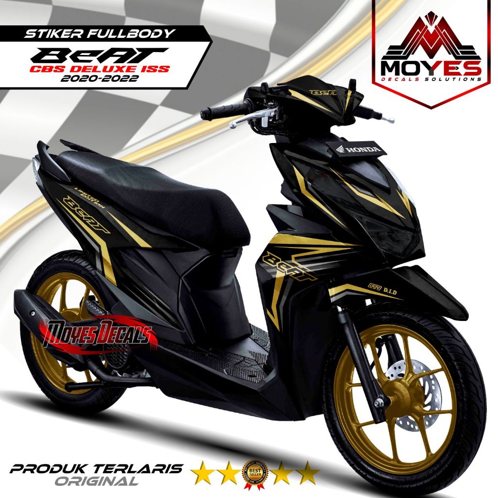Decal Motor Beat Deluxe - Stiker Motor Beat Deluxe Fullbody Premium - Variasi Motor Beat Deluxe 2020