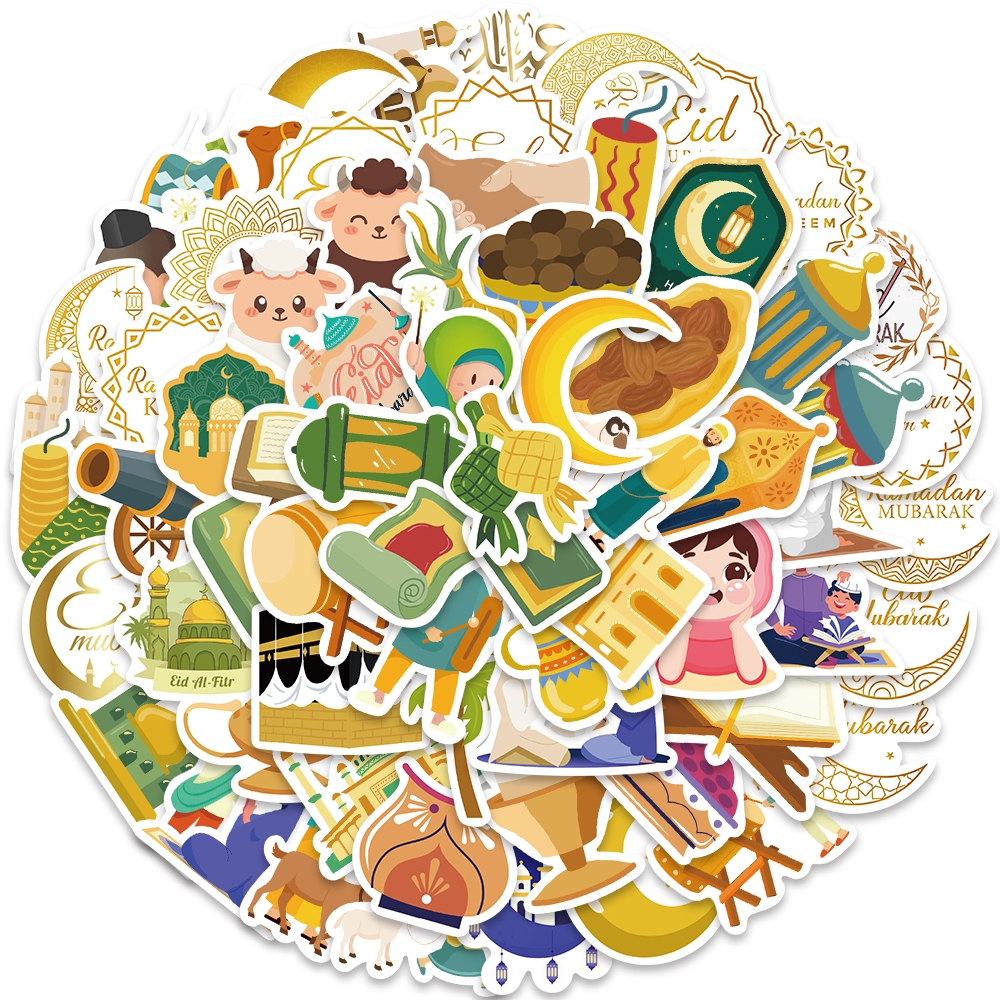 

COD✨70 PCS gaya lucu islami stiker untuk Buku Tempel/Buku Harian/Dekorasi Laptop/Sticker Helm Tahan Air Vinil/Stiker Tablet Ponsel stiker tahan air berperekat