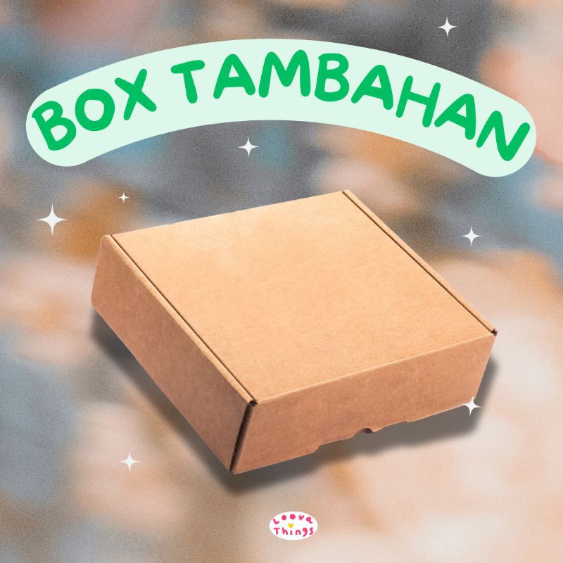 

Gift Box Packaging Tambahan BOX Loovathings Kardus Hampers