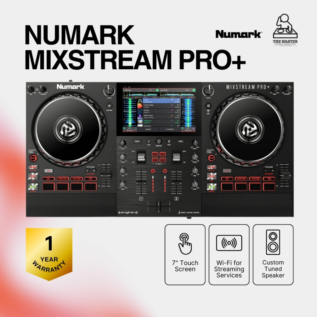 [Ready Stock] Numark Mixstream Pro + Standalone DJ Controller