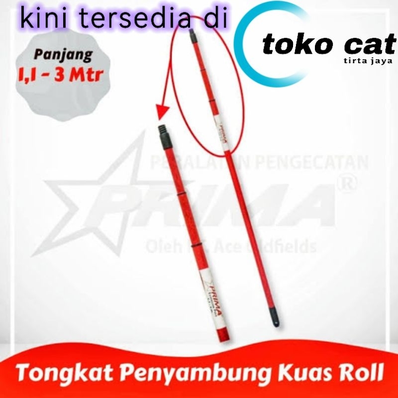TONGKAT ROLL CAT PRIMA 1,1 - 3 M