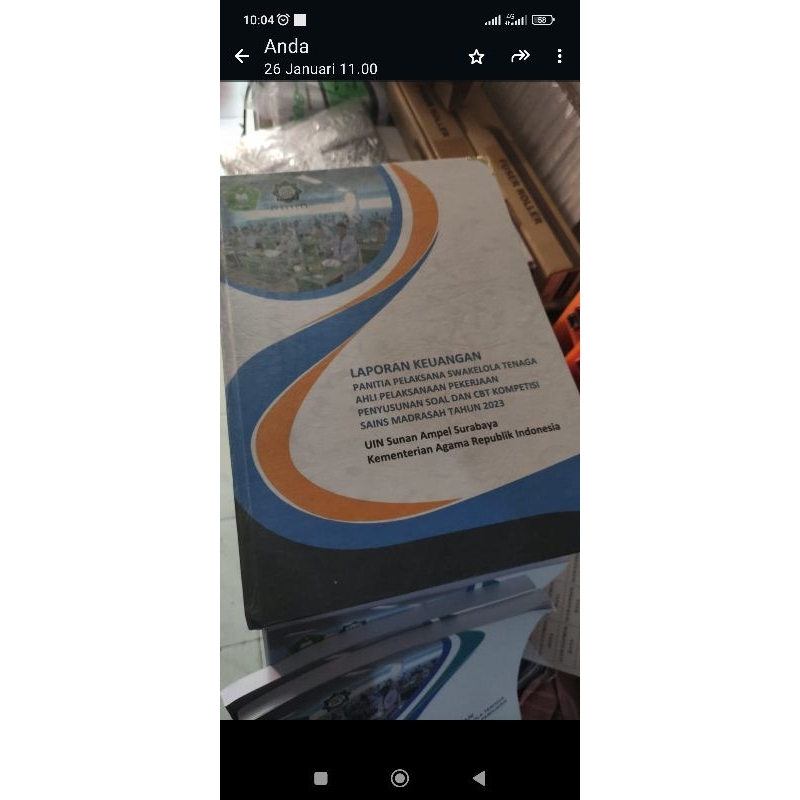 

Jilid dokumen hardcover