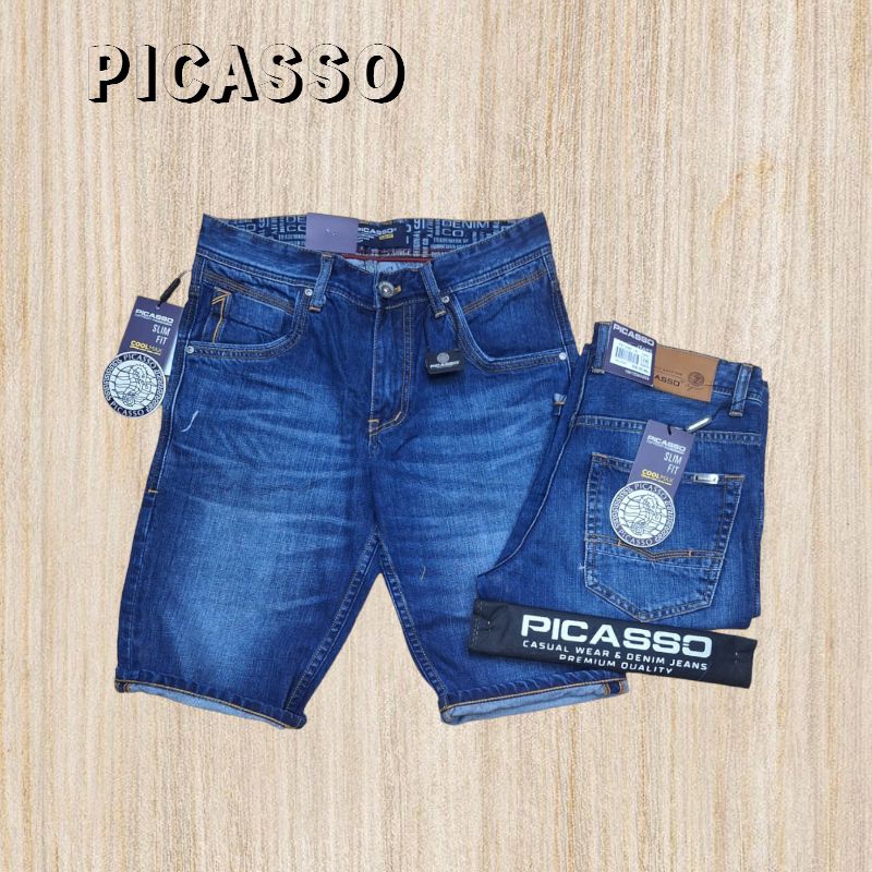 CELANA PENDEK JEANS PICASSO ORIGINAL