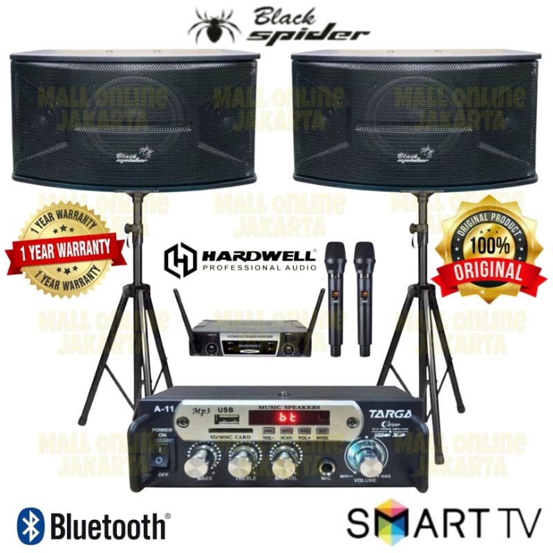 Paket karaoke 8 inch sound system rumah original
