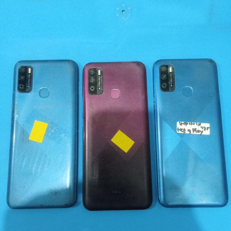 Infinix Hot 9 Play Minus LCD Mesin Normal Segel Bergaransi
