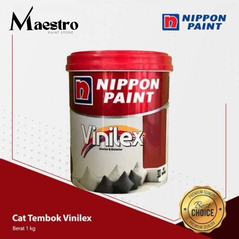 Cat Tembok NIPPON VINILEX 1 Kg Putih/ Brilliant White/ Request Warna