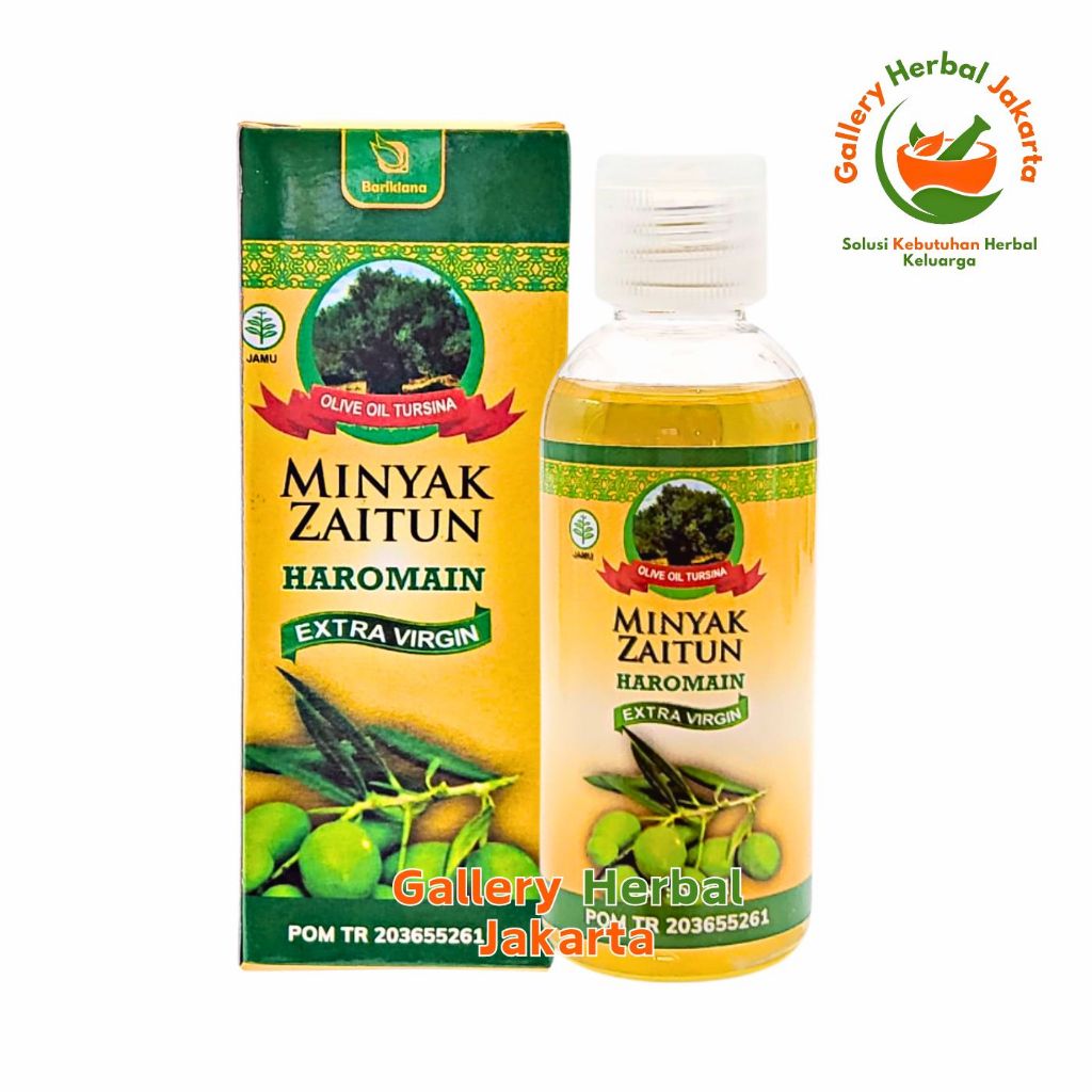 

Minyak Zaitun Extra Virgin Olive Oil Tursina Haromain Bariklana 60ml