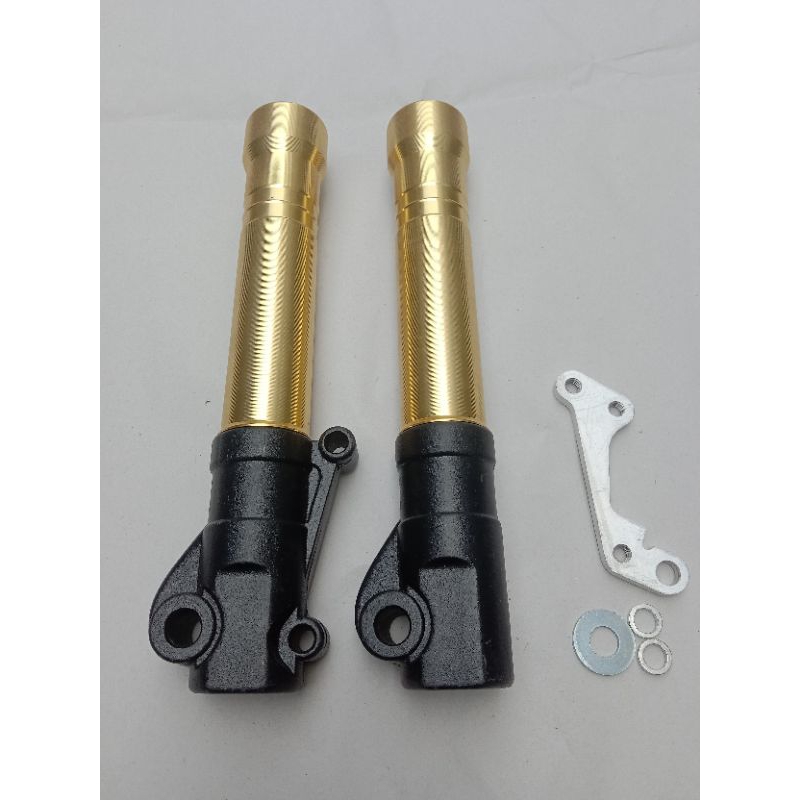 tabung shock depan variasi Honda wave 125/Supra 125 full cnc