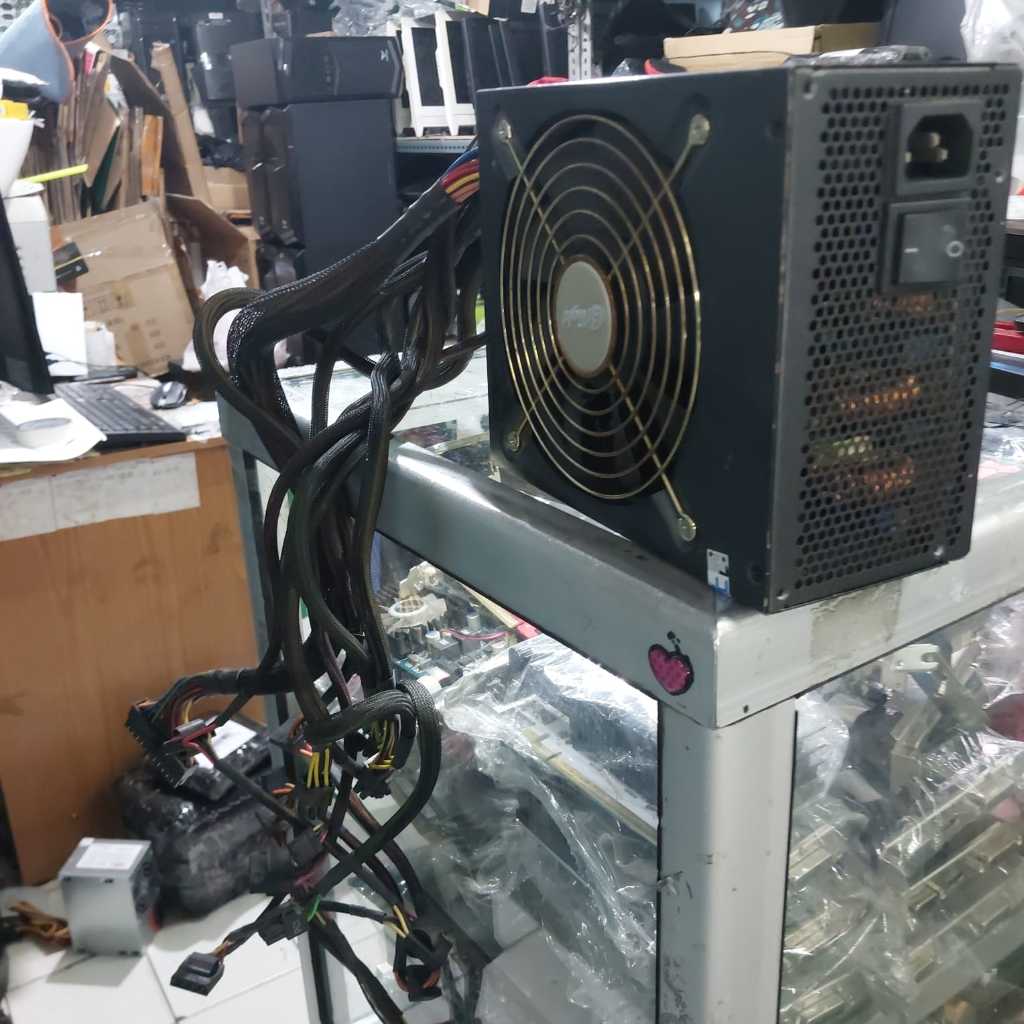 psu powersupply 750watt pure 80plus gaming enlight 750W 4x 6pin vga pcie MURAH BUKAN 600Watt 500watt