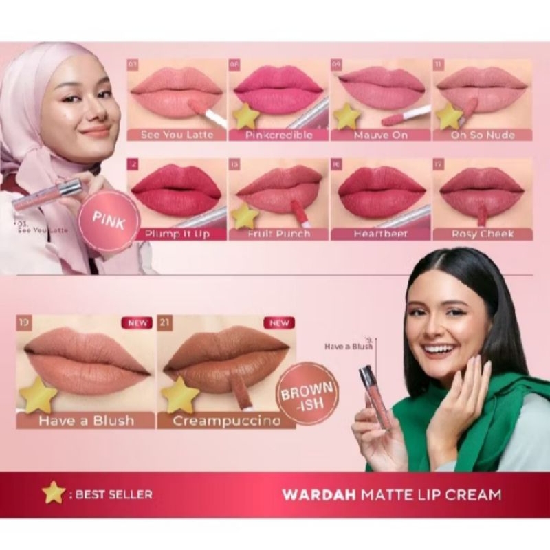 ORIGINAL WARDAH LIP CREAM MATTE