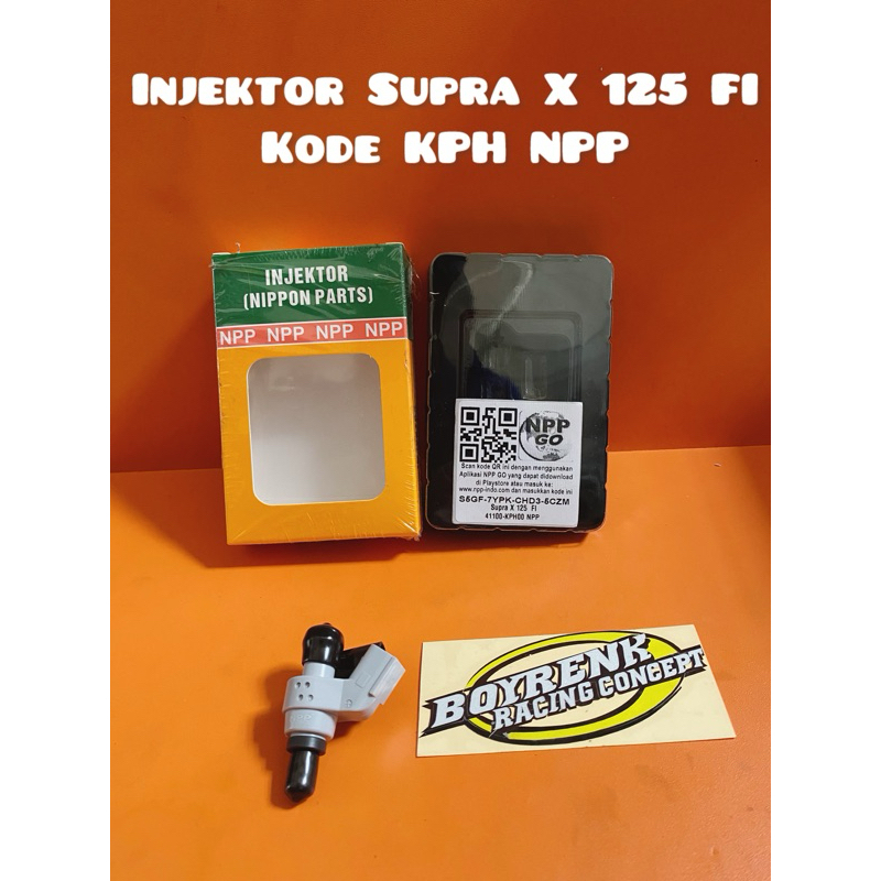INJEKTOR SUPRA X 125 FI KODE KPH NPP- BOYRENK RACING