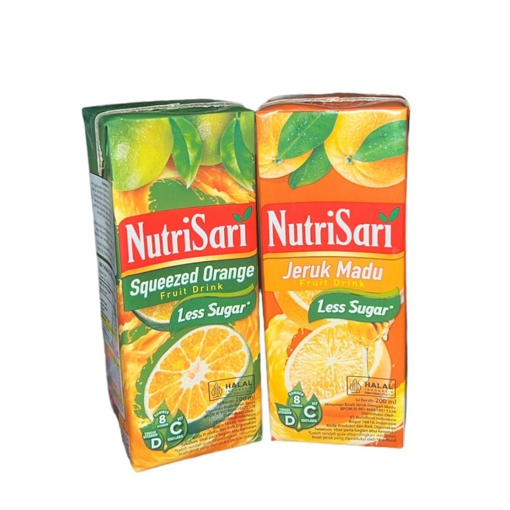 

Nutrisari Fruit Drink Less Sugar RTD - Netto 200ml