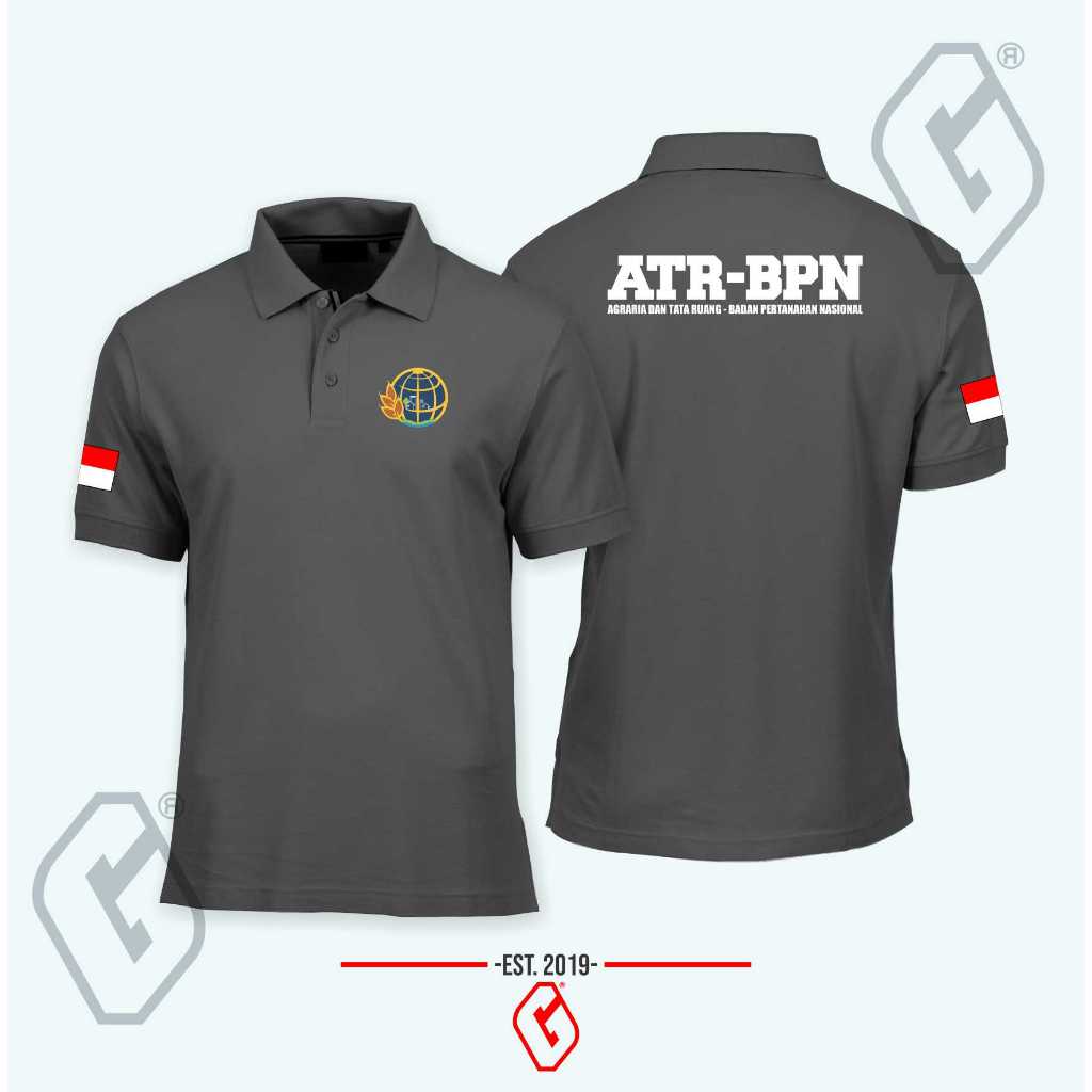 polo shirt atr bpn / baju kerah bpn agraria dan tata ruang