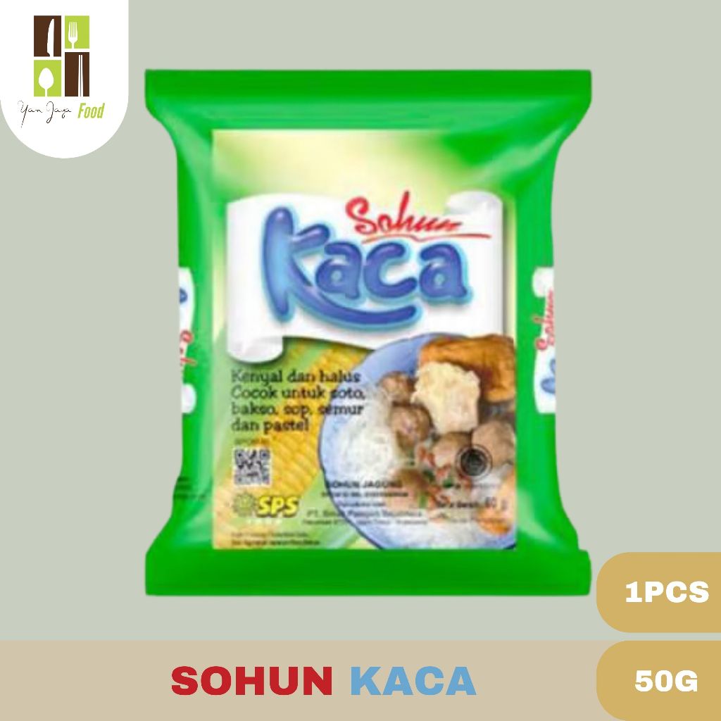 

Sohun Kaca / Soun Kaca / Mie Soun / Bihun Jagung Kemasan 50g 1 PCS / 5 PCS