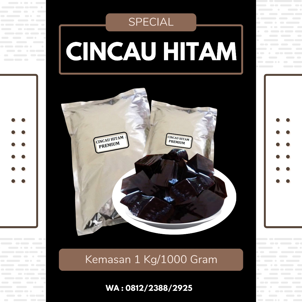 

Jelly Cincau Hitam Praktis, Mudah Serta dapat diSimpan Lama Kemasan 1Kg