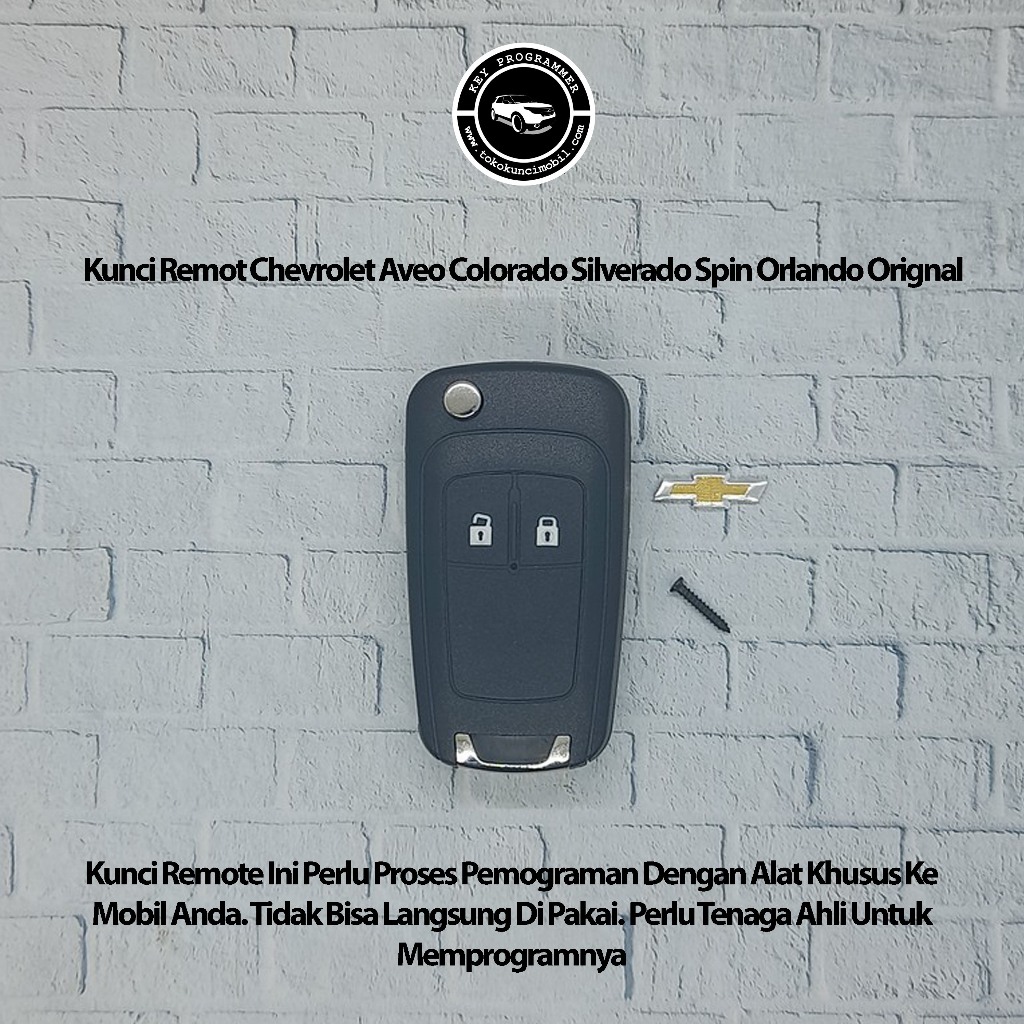 Kunci Remote Chevrolet Aveo Colorado Silverado Orlando Spin Original