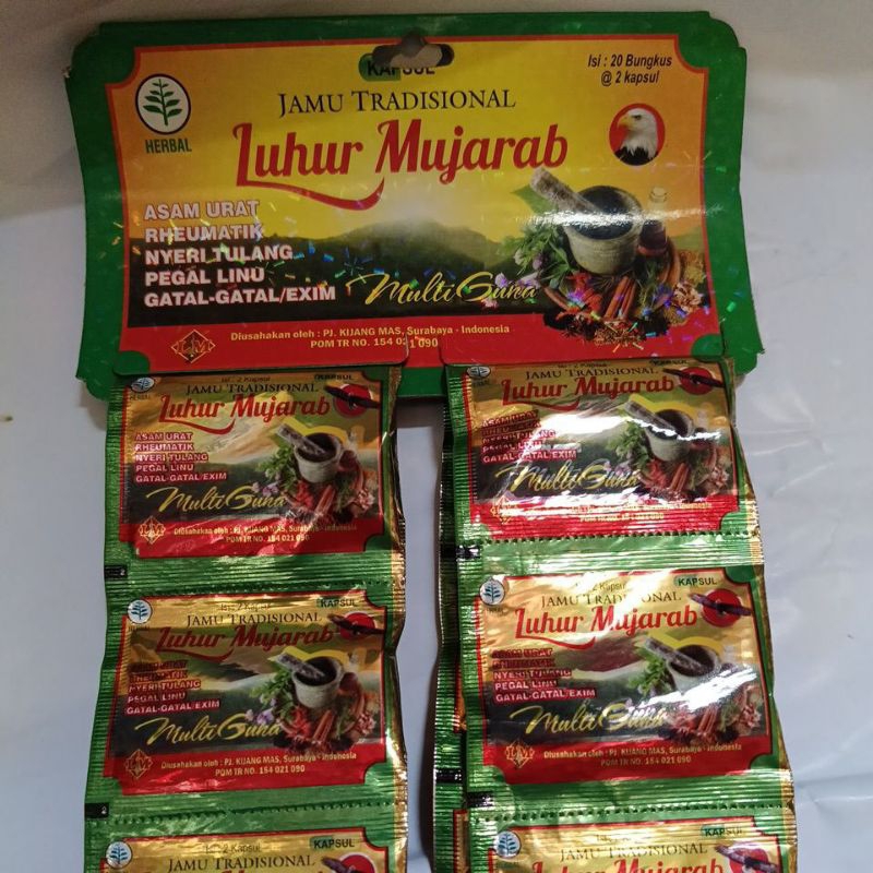 LUHUR MUJARAB KAPSUL ORIGINAL