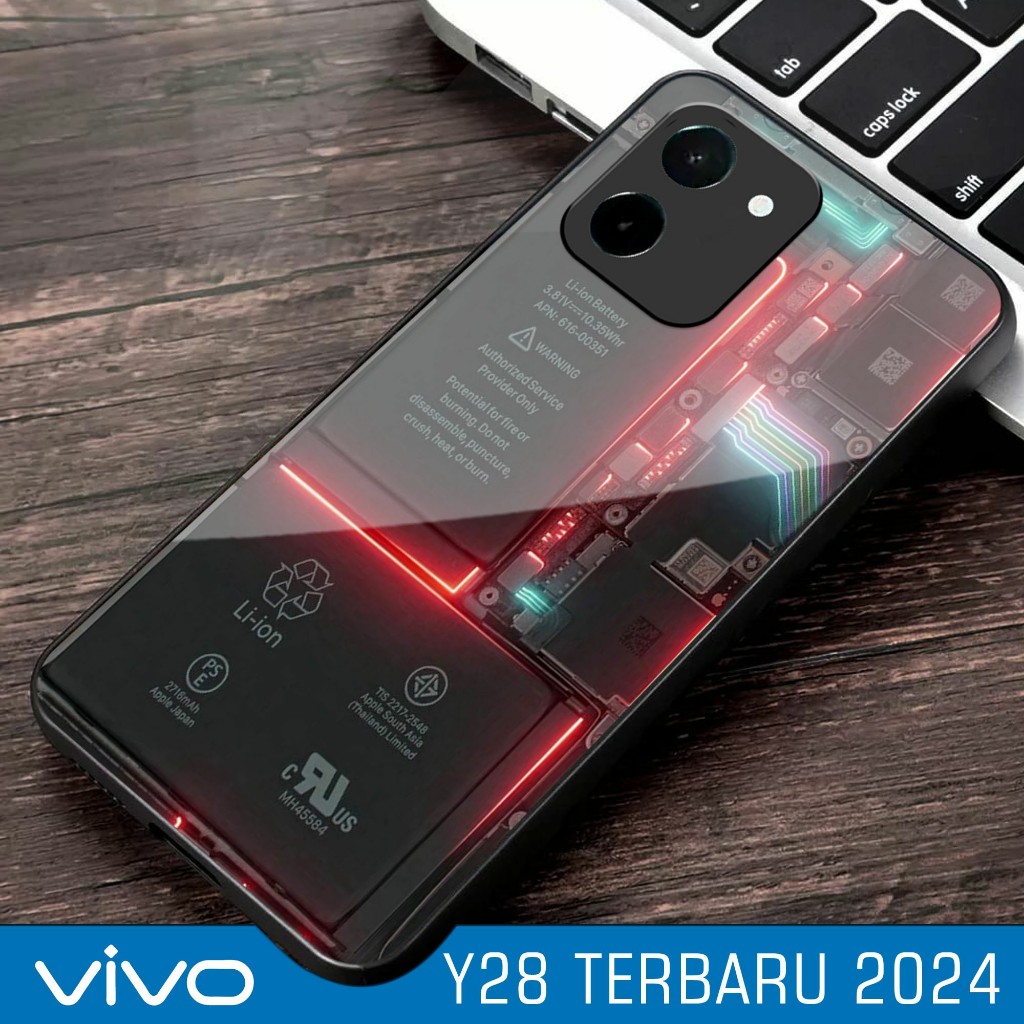 SoftCase Kaca Kilau Vivo Y28  - Pelindung HP Vivo Y28 - Casing HP Vivo Y28 - A10