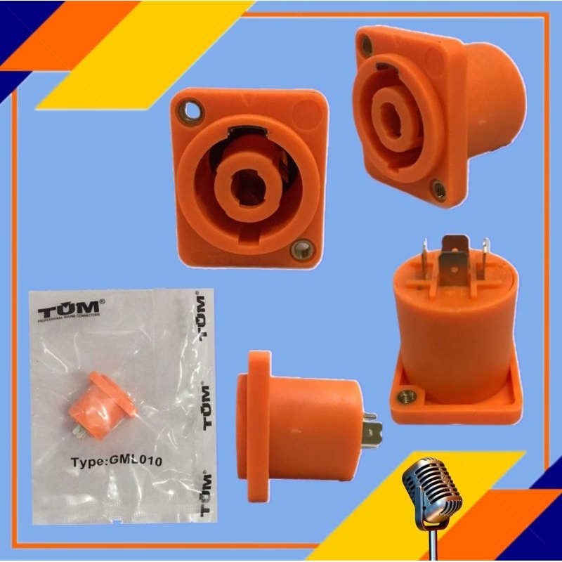 SOCKET SPIKON TUM ORANGE GML-010