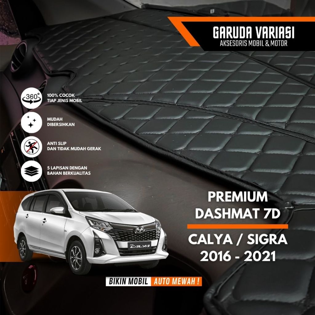 Karpet Mobil Dash Board 7D Premium Calya Sigra 2016-2021