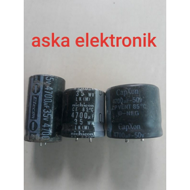 elko 4700uf 35V cabutan original