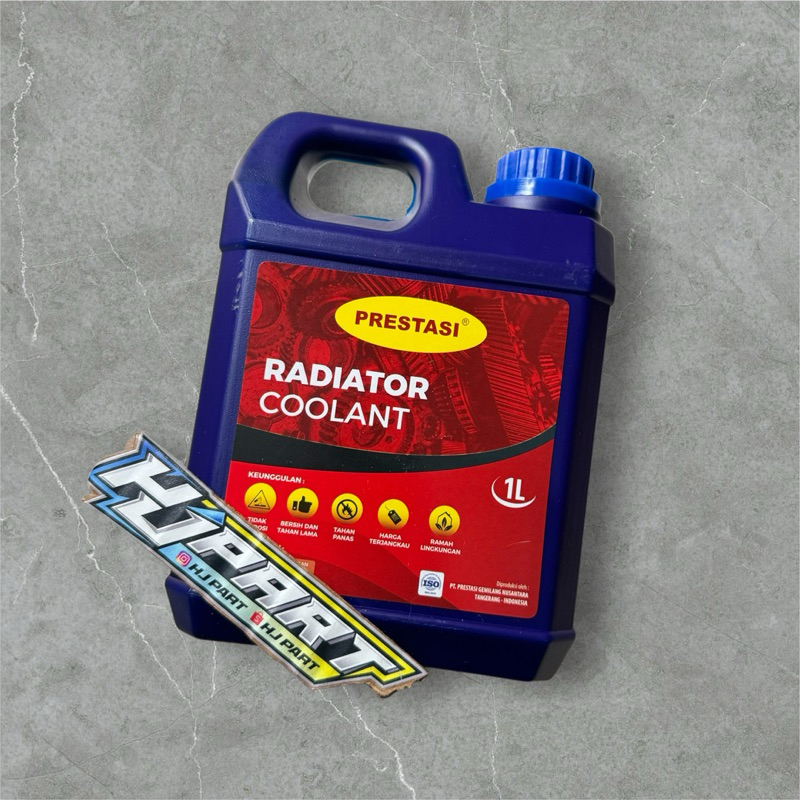 Air Radiator Coolant Prestasi 1 Liter Air Radiator coolant coolent motor mobil 1 L Liter 1000ml Pres