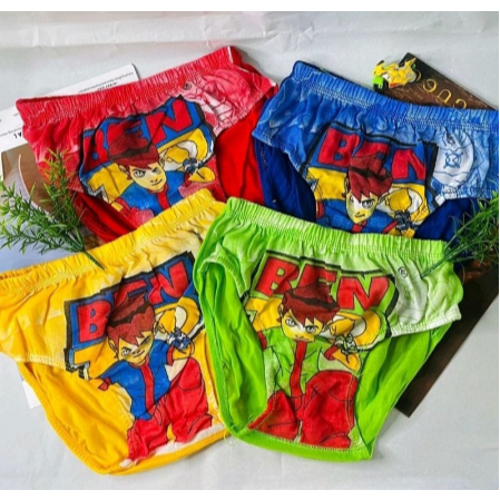 Celana Dalam Anak Cowok Gambar Murah Spiderman Ben10 / Boxer Anak Laki-laki Sempak Motif