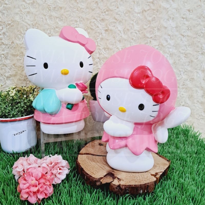 Celengan Hello Kitty Kostum PVC Coin Bank Hello Kitty Pink Celengan Pink