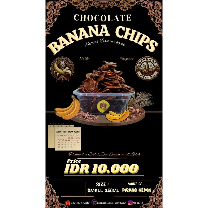 

Keripik Pisang coklat MURAH (pisang kepok)