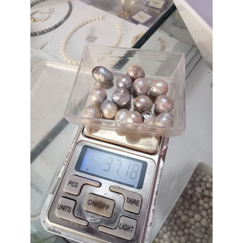 gelang mutiara laut baroq blue ice