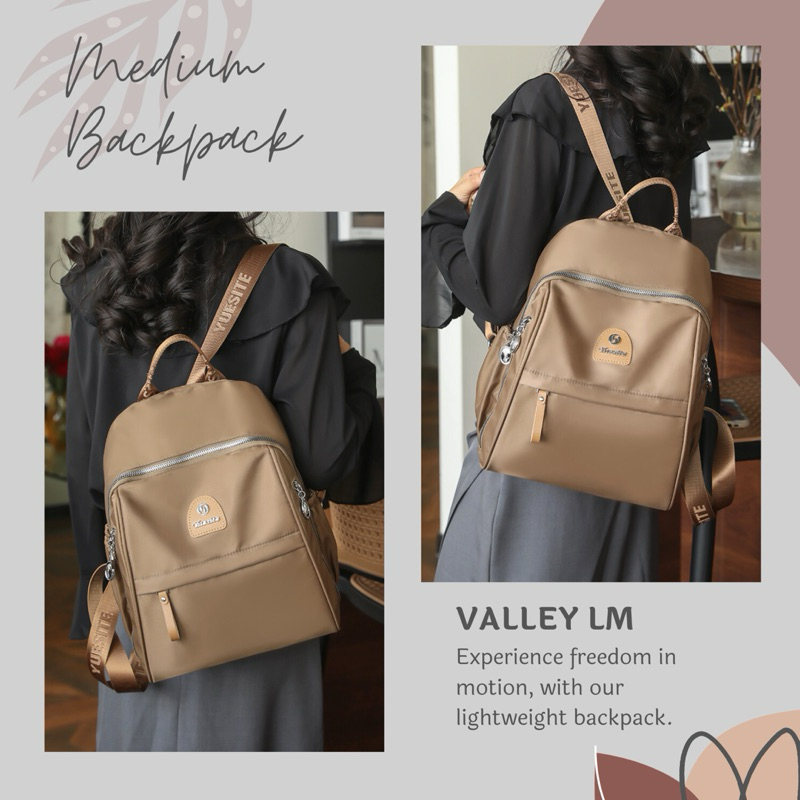 Yuesite Valley Medium Backpack Original Ransel Sedang