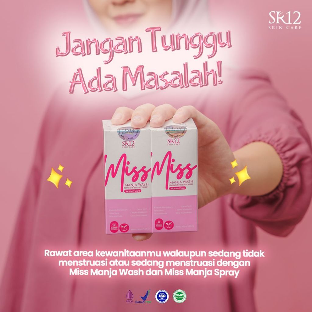 Miss Manja SR12 Pembersih Kewanitaan Atasi Keputihan Merapetkan Miss V | sabun miss v |  miss manja 