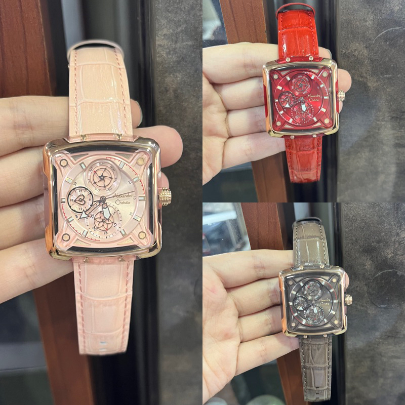 JAM TANGAN WANITA ALEXANDRE CHRISTIE AC3030 AC 3030 LEATHER