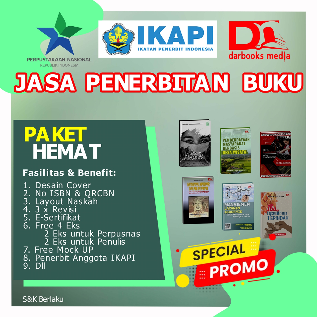Jasa Penerbitan Buku | Penerbitan ISBN | IKAPI