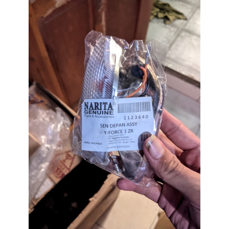 LAMPU SEN DEPAN MOTOR YAMAHA FORCE 1 ZR - SEN DEPAN ASSY YAMAHA FORCE 1 ZR