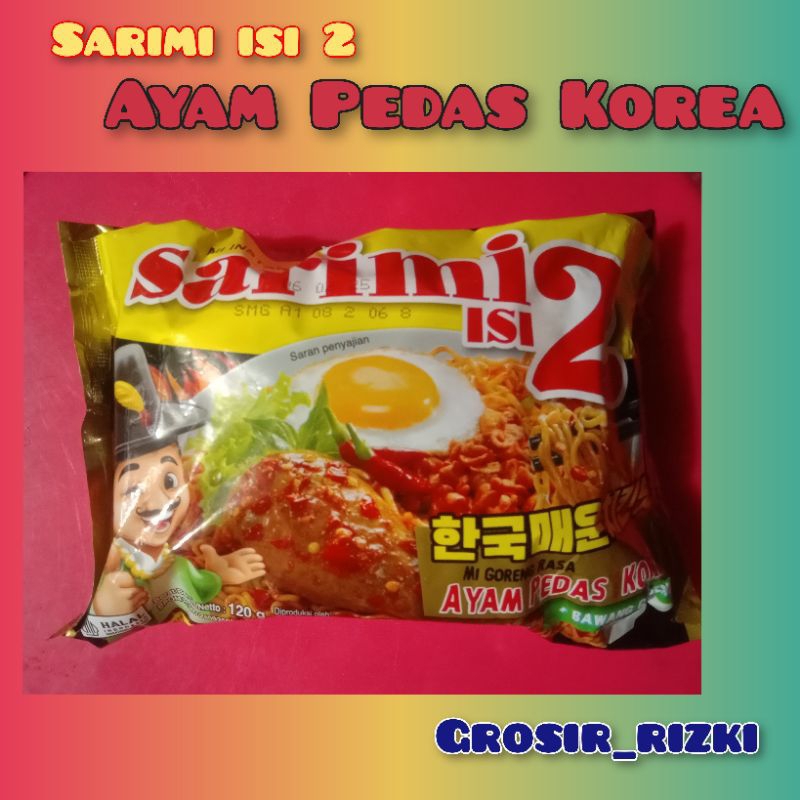 

Sarimi isi 2 Ayam Pedas Korea