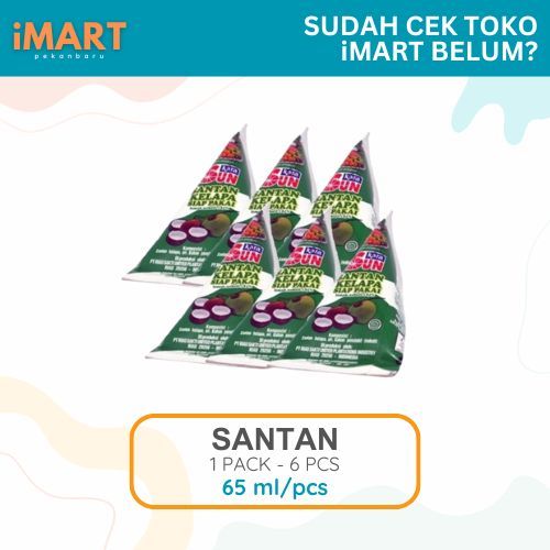 

Sun KARA Santan Kelapa Siap Pakai 65 ml - 6 Pcs