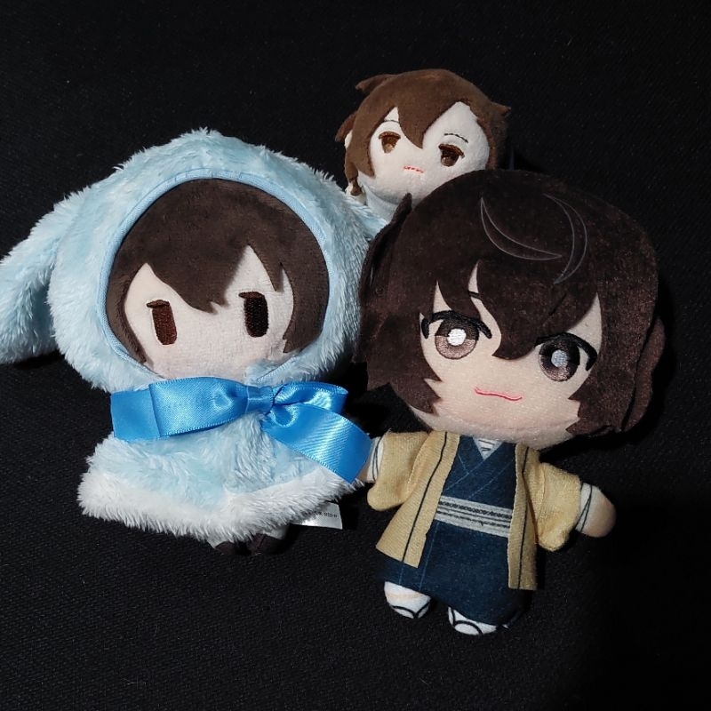 Dazai Osamu Bungo Stray Dogs Nui Tomonui Mochi Mascot Rabbit Cape