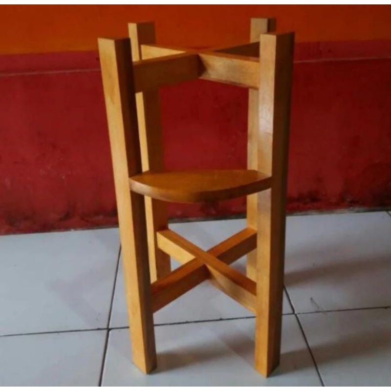 Rak Dispenser Kayu Minimalis / Rak Galon Air / Rak Galon Kayu Natural