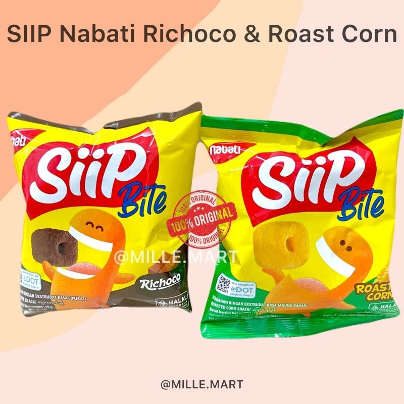 

[Per Pcs] SIIP NABATI BITE RICHOCO JAGUNG BAKAR 21GR