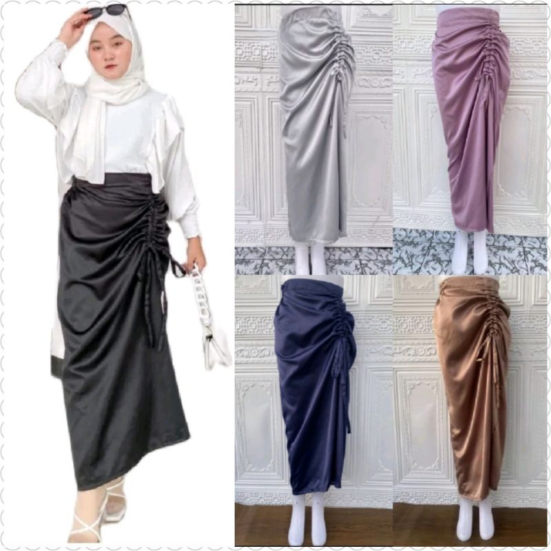 READY ROK SPAN SERUT POLOS VELVET ROK KOREA REMAJA VIRAL