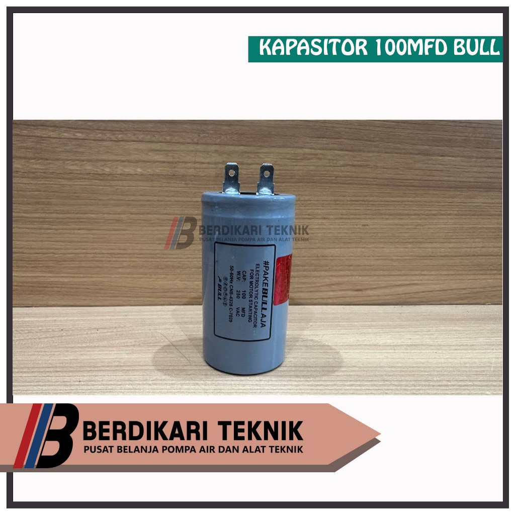 Kapasitor capasitor Kondensator capacitor 100MFD 100 MFD BULL