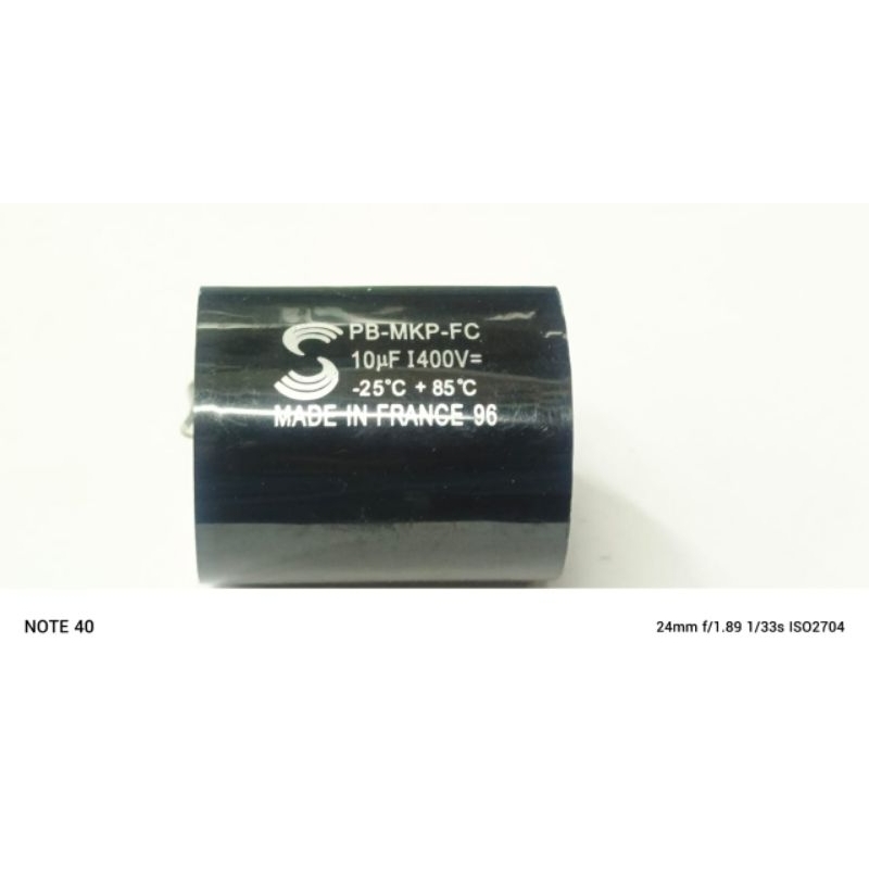 Kapasitor capasitor capacitor 106 10uf 400v Solun Made in france original
