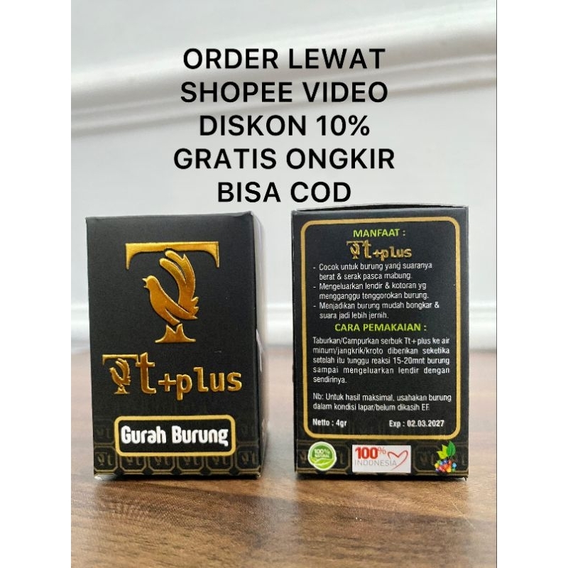 Tt Plus Asli Obat Gurah Burung Berkicau Bisa COD
