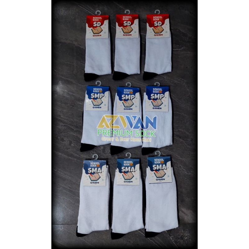 Kaos kaki sekolah | Kaos kaki sekolah hitam putih | Kaos kaki anak polos | Kaos Kaki sekolah panjang