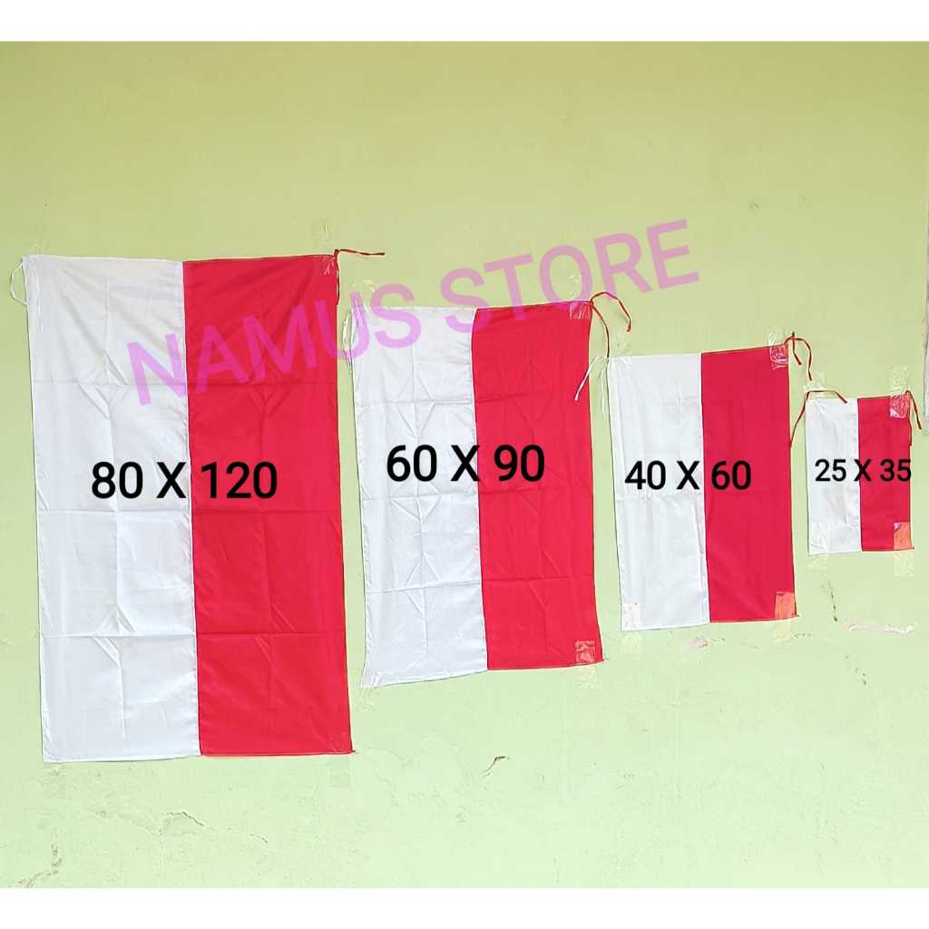 GROSIR Bendera Merah Putih Bendera Indonesia Satin Peles Murah bendera merah putih 40x60