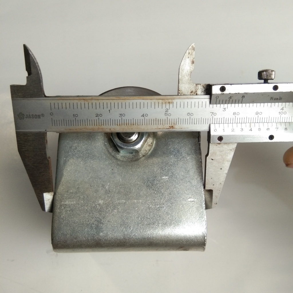 Happycoer3 Roda Unp Besi Super Original / Roda Pagar Besi Unp Bubut 50 Mm
