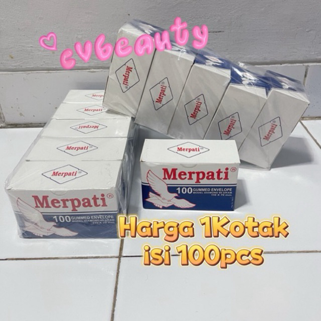 

READY ! Amplop Mini Merpati 110x70 (1kotak isi 100pcs)