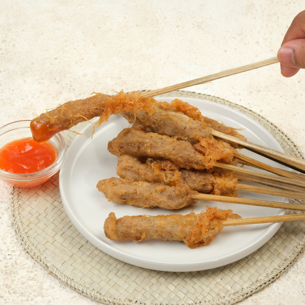 

Sempol Ayam Frozen Murah isi 50/ Sempol Sempil Ayam Plus Saos / Sempol ayam isi 50
